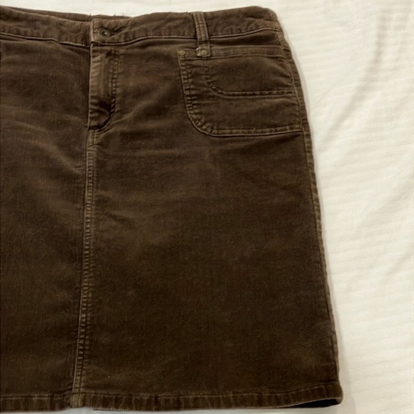 Point zéro women’s size 13 corduroy Classic Brown Skirt - Picture 3 of 14